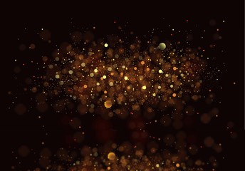 Glitter vintage lights background