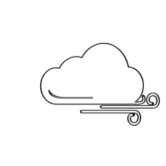 Isolated wind weather icon