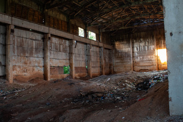 Fototapeta na wymiar Abandoned depot