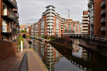 Birmingham canal network view