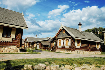 beautiful old russian house