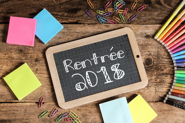 ardoise d'école : c'est la rentrée !