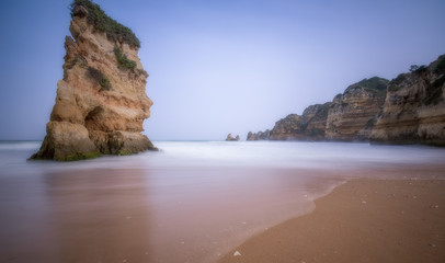 Fototapeta na wymiar Portugal Algarve Beach Scene