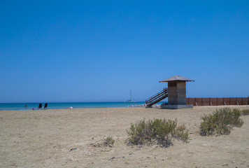 Lady's Mile beach at Limassol, Cyprus