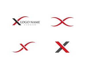 X Letter Logo Template