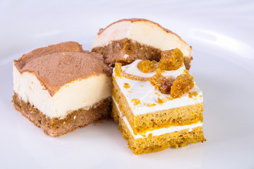 Cake with cream