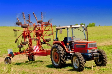 Fototapeta premium トラクター