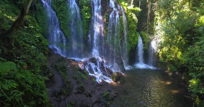Banyumala Twin Waterfalls,Bali island,Indonesia