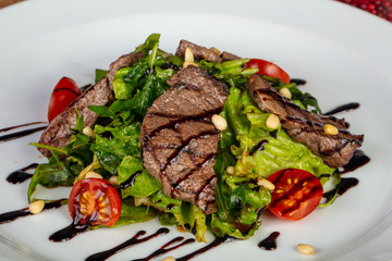 Tasty stake salad