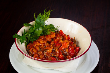 Georgian cuisine - ajapsandali