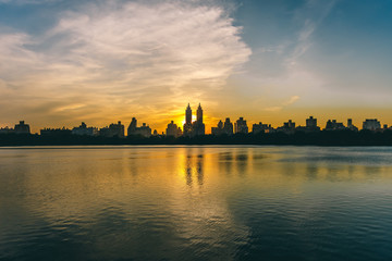 Sunset in Central Park