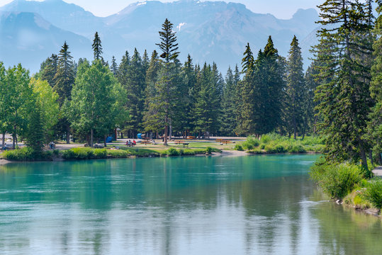 Bow River in Banff