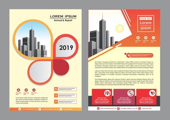 abstract cover and layout for presentation and marketing
