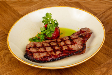 Grilled beef steak