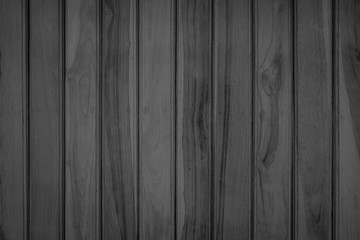Wood plank black texture background. Wooden wall all antique cracking weathered peeling wallpaper. Vintage oak woodwork furniture table painted hardwoods.