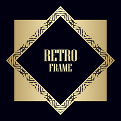 Obraz premium Art Deco Frame