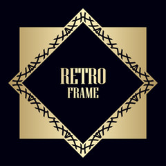 Obraz premium Art Deco Frame