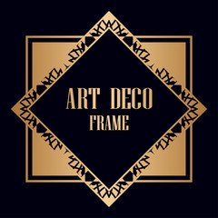 Obraz premium Art Deco Frame
