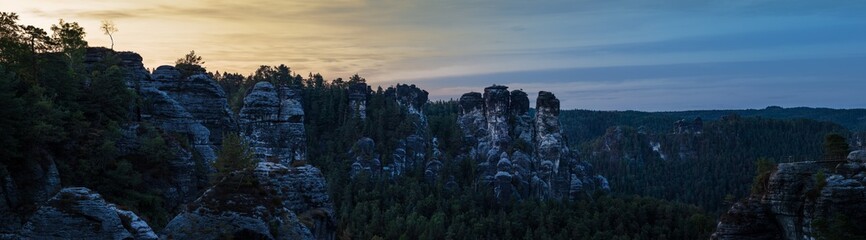 Panorama der S&auml;chsische Schweiz