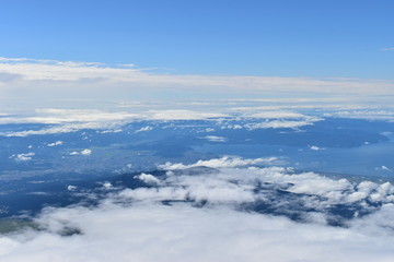 Fototapeta premium 富士山からの景色