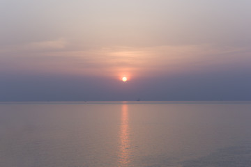 Sea sunset