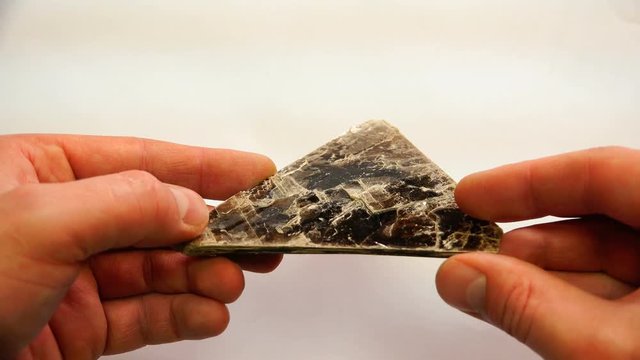 Muscovite rock-forming mineral belonging to the category of dioctahedral mica.