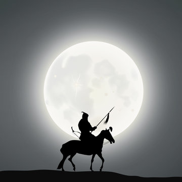 A Warrior Under The Moonlight 
