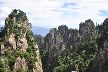 Fototapeta na wymiar The Yellow Mountain in China