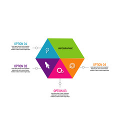 Creative modern infographic template design vector