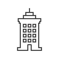 Building Logo. Tower Icon. Architecture symbol. Vector eps 08.