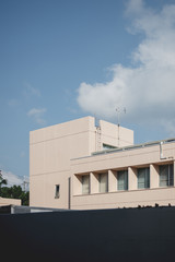 Minimal Pink City Building