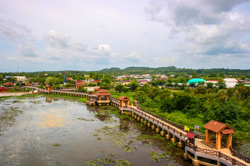 Fototapeta premium Landmarks, lakes, freshwater, southern Thailand Travel