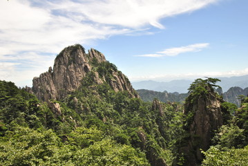 Fototapeta na wymiar Yellow Mountain in China