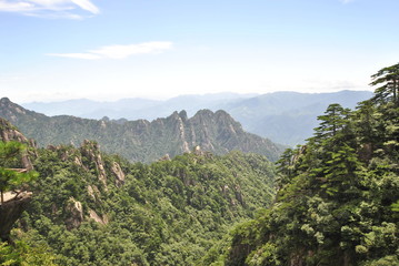 Fototapeta na wymiar Yellow Mountain in China