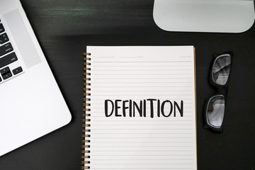 DEFINITION word, business concep
