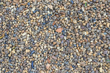 Gravel stone background.