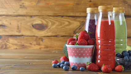 Fruity detox smoothies
