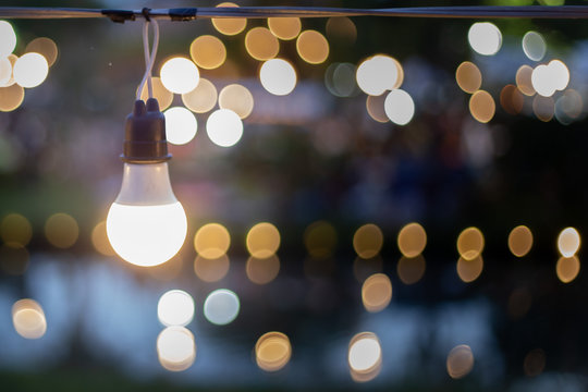 light bulbs on the wall