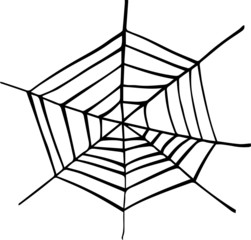 Illustration of spider web