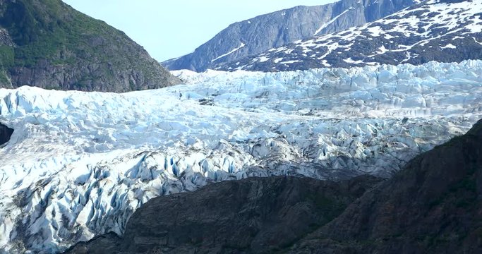 Mendenhall Glacier is a glacier about 13.6 miles (21.9 km) long located in Mendenhall Valley,  Juneau. Alaska, USA.