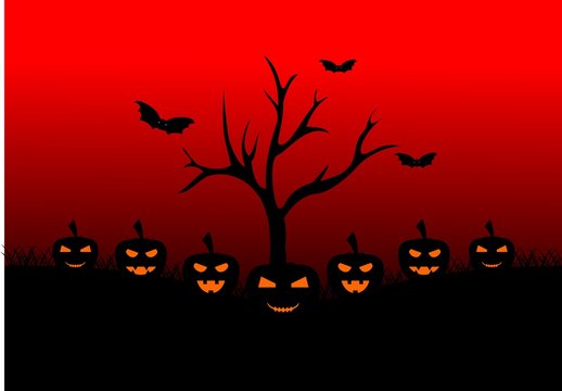Halloween celebration logo design