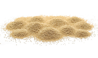 Amaranth seeds isolated on white background