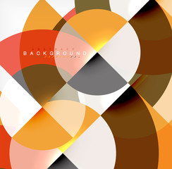 Modern circle abstract background