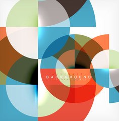 Modern circle abstract background