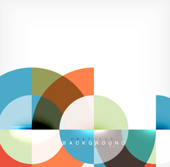 Obraz premium Modern circle abstract background