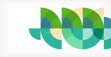 Modern circle abstract background