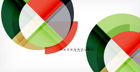Obraz premium Vector circle abstract background