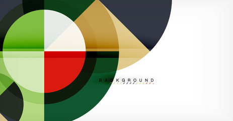 Obraz premium Vector circle abstract background