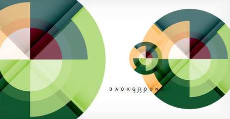 Obraz premium Vector circle abstract background