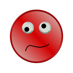 Emoji, schockiert,durcheinander,irre